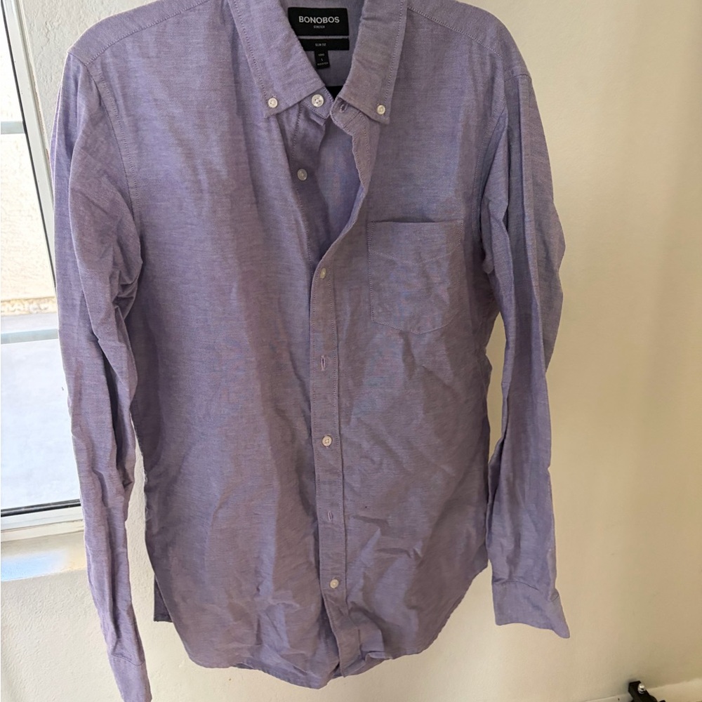 Bonobos Men's Lavender Button-Down Shirt